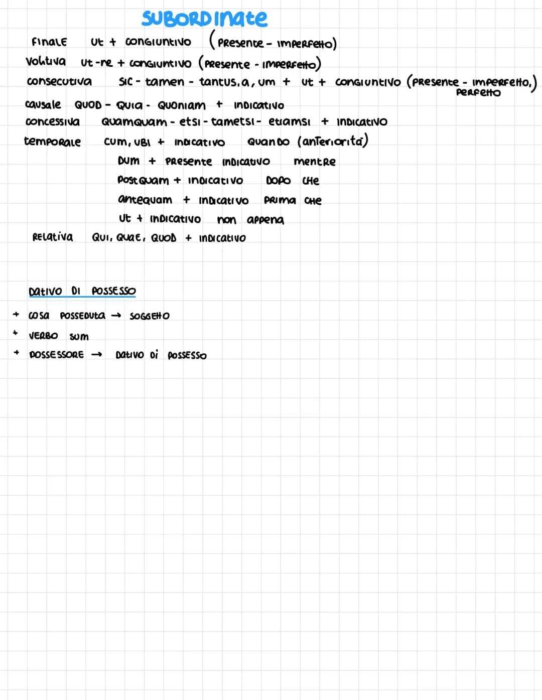 # SUBORDInate
FINALE Ut + congiuntivo (Presente - Imperfetto)
Vohtiva ut-ne + congiuntivo (Presente - Imperfetto)
consecutiva SiC - tamen - 
