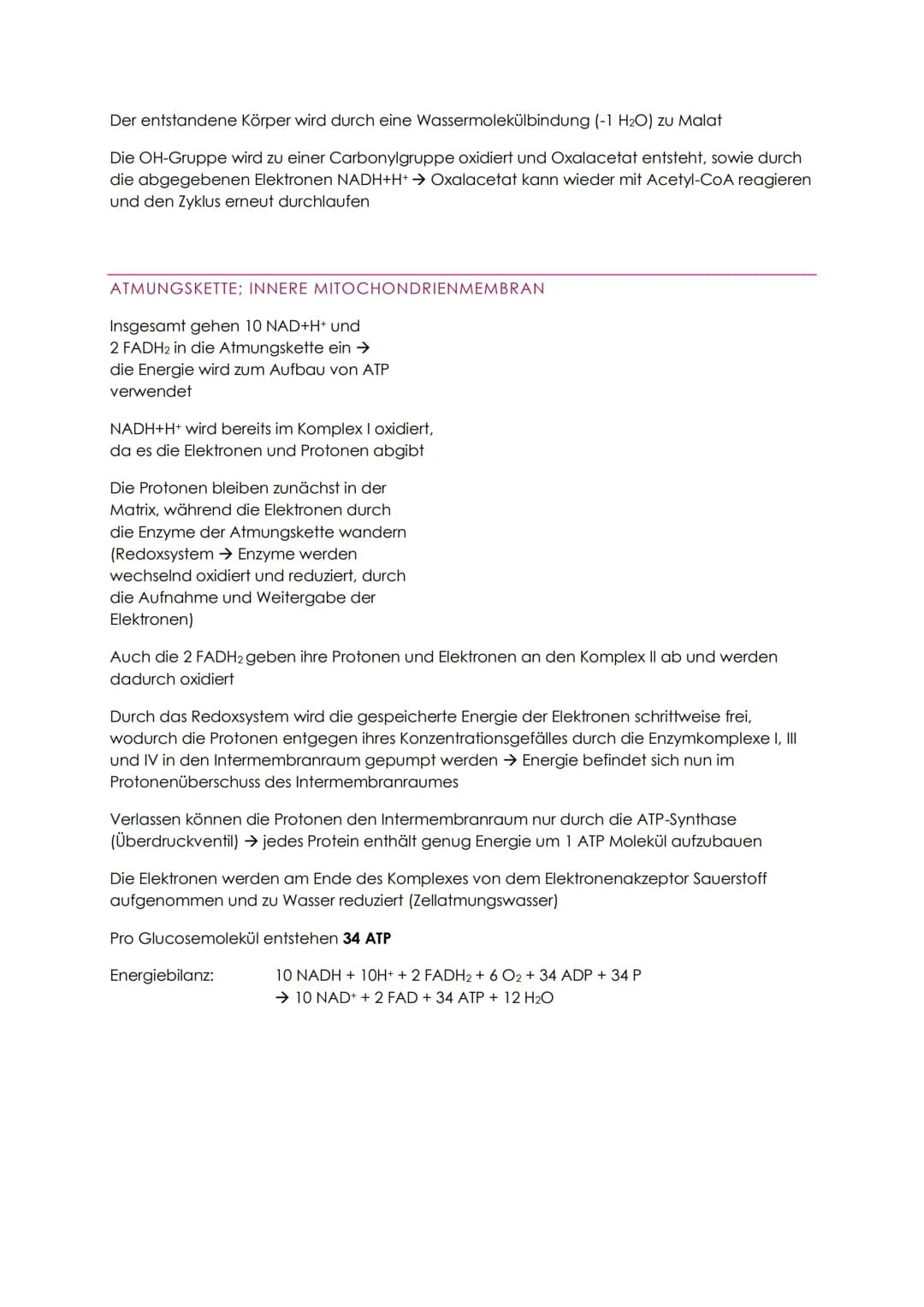 STOFFABBAU ZELLATMUNG

Der Energiebedarf wird durch den Abbau von organischen Verbindungen (Kohlenhydrate
und Fette) gedeckt

Dissimilation 