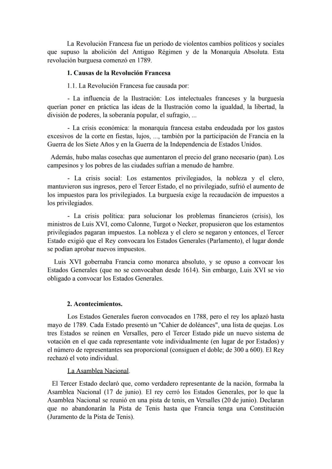 La Revolución Francesa fue un periodo de violentos cambios políticos y sociales
que supuso la abolición del Antiguo Régimen y de la Monarquí