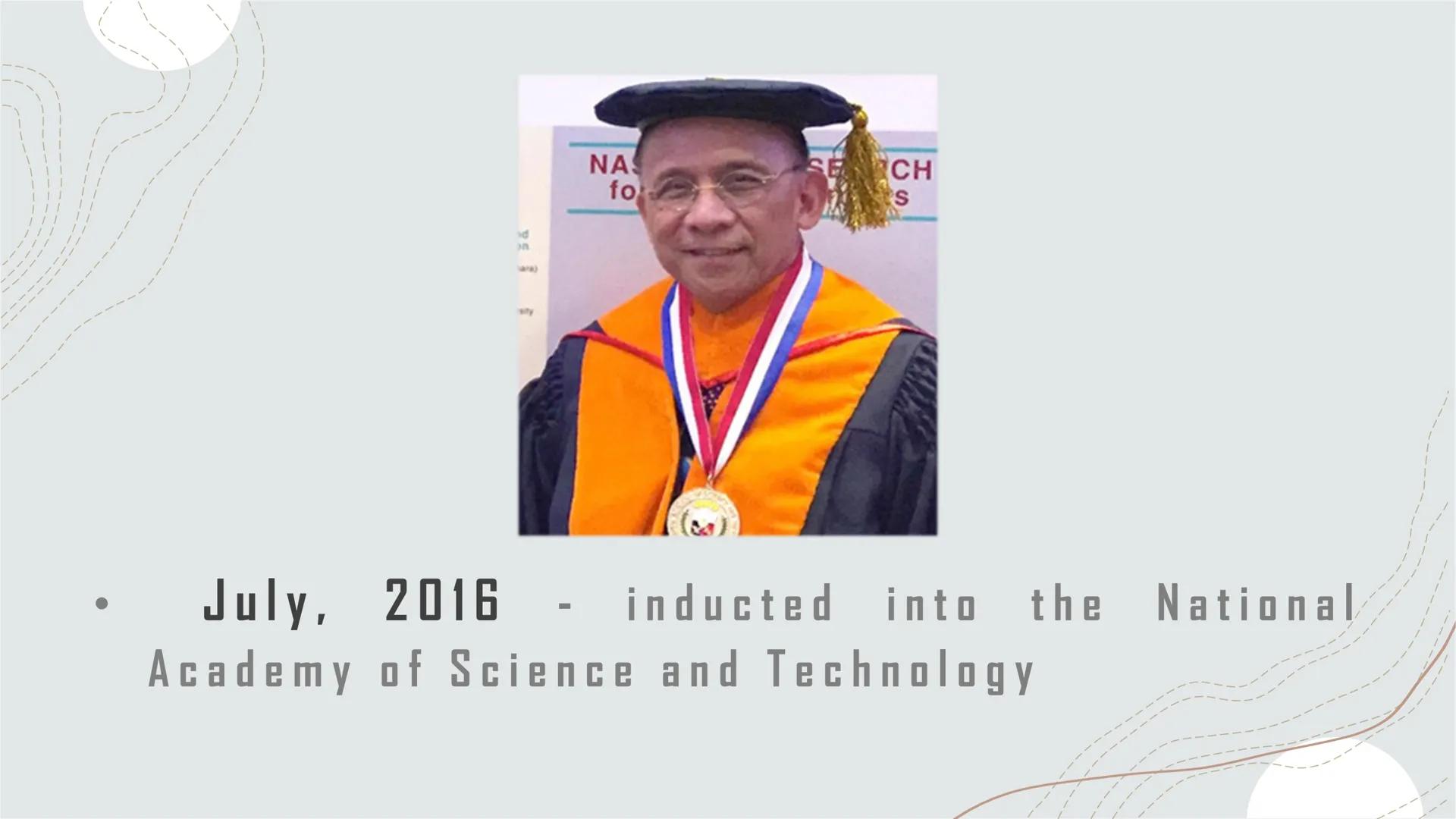 # FILIPINO SCIENTISTS

AND THEIR CONTRIBUTIONS

-----------------------------------

GROUP 7 Dr. Enrique M. Ostrea, Jr.

(1941 - PRESENT )

