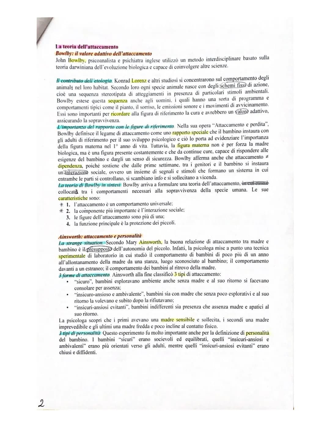 Alice De Rosa
Scienze Umane

LO SVILUPPO DEGLI AFFETTI
E DELLE EMOZIONI

1. Le principali teorie sulla costruzione dei legami affettivi
Nell