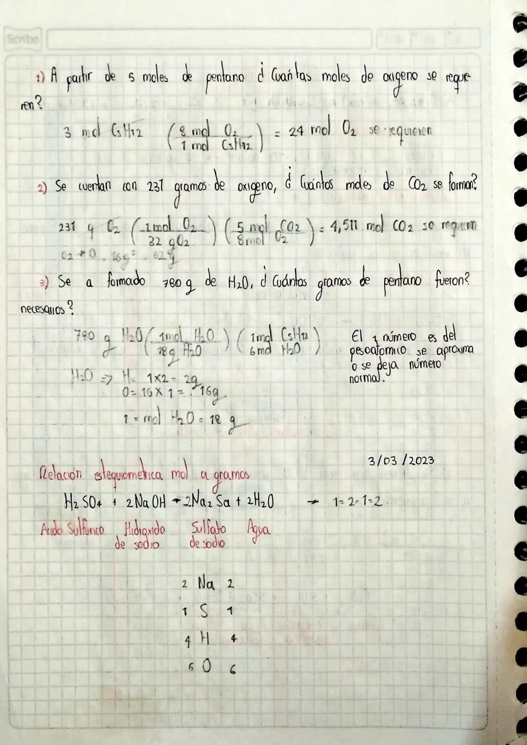 2 03
2023
Scribe

Estequiometria

→ Relaciones reactivos - productos

Cantidades
1 libra + 1/2 Libra + 1/2 azúcar → 40 galletas
harina mante