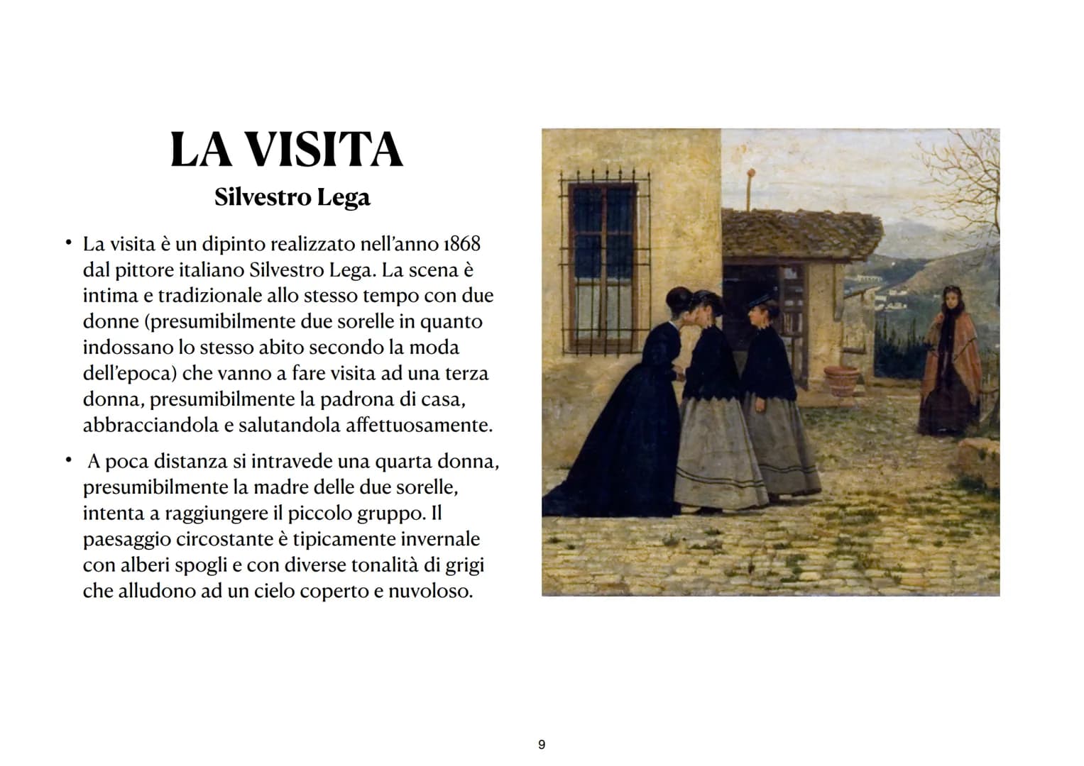 # REALISMO

Movimento artistico che ha come obiettivo la rappresentazione oggettiva della realtà e in particolare la vita delle classi
socia