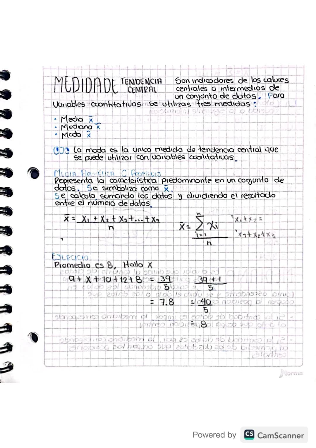 MEDIDADE
TENDENCIA
CENTRAL
Son indicadores de los valures
centrales a intermedios de
un conjunto de datos. Para
Variables cuantitativas se u