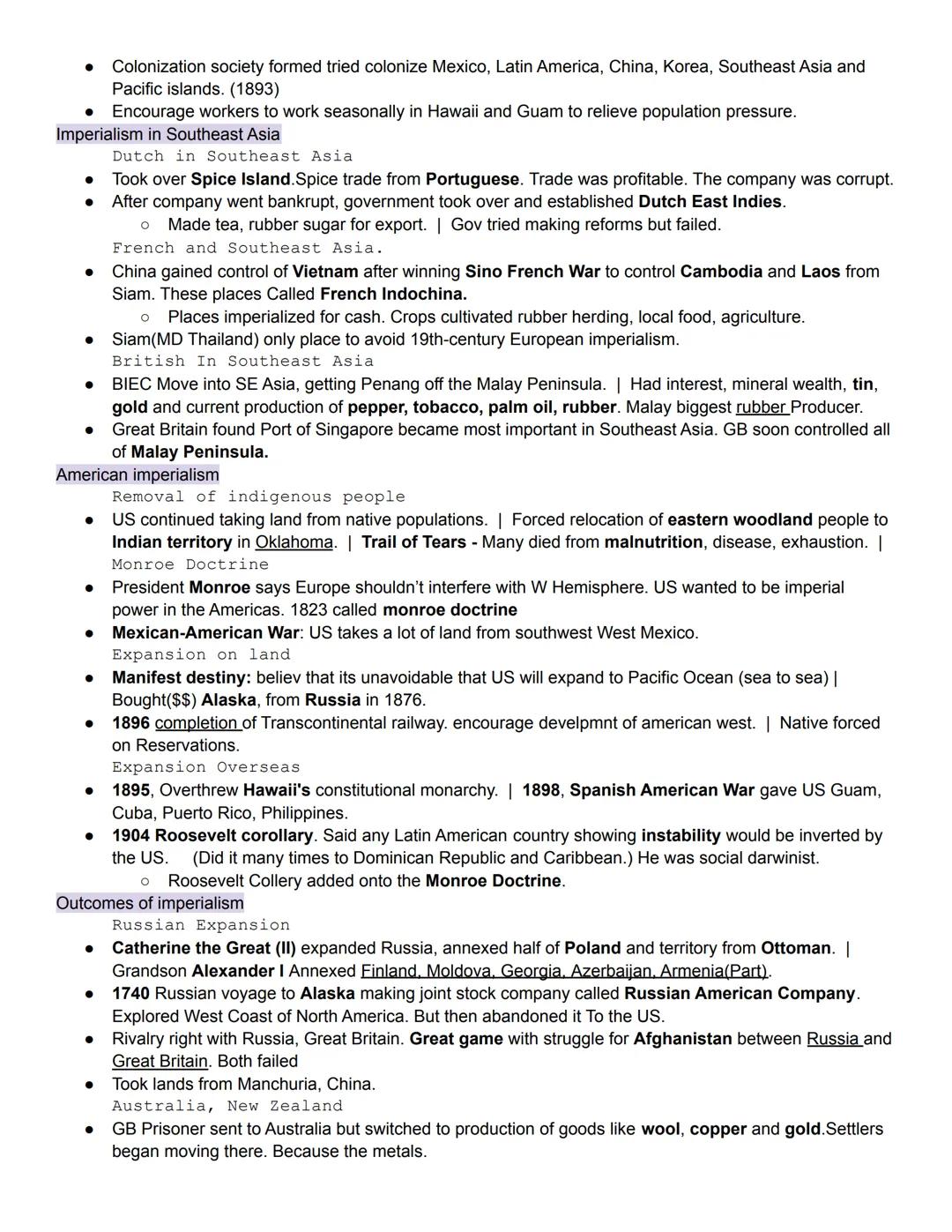 # Imperialism in Africa.

*   Although slavery ended connections w/ africa stayed. Exported guns, alchol, manufactured goods
    imported pa