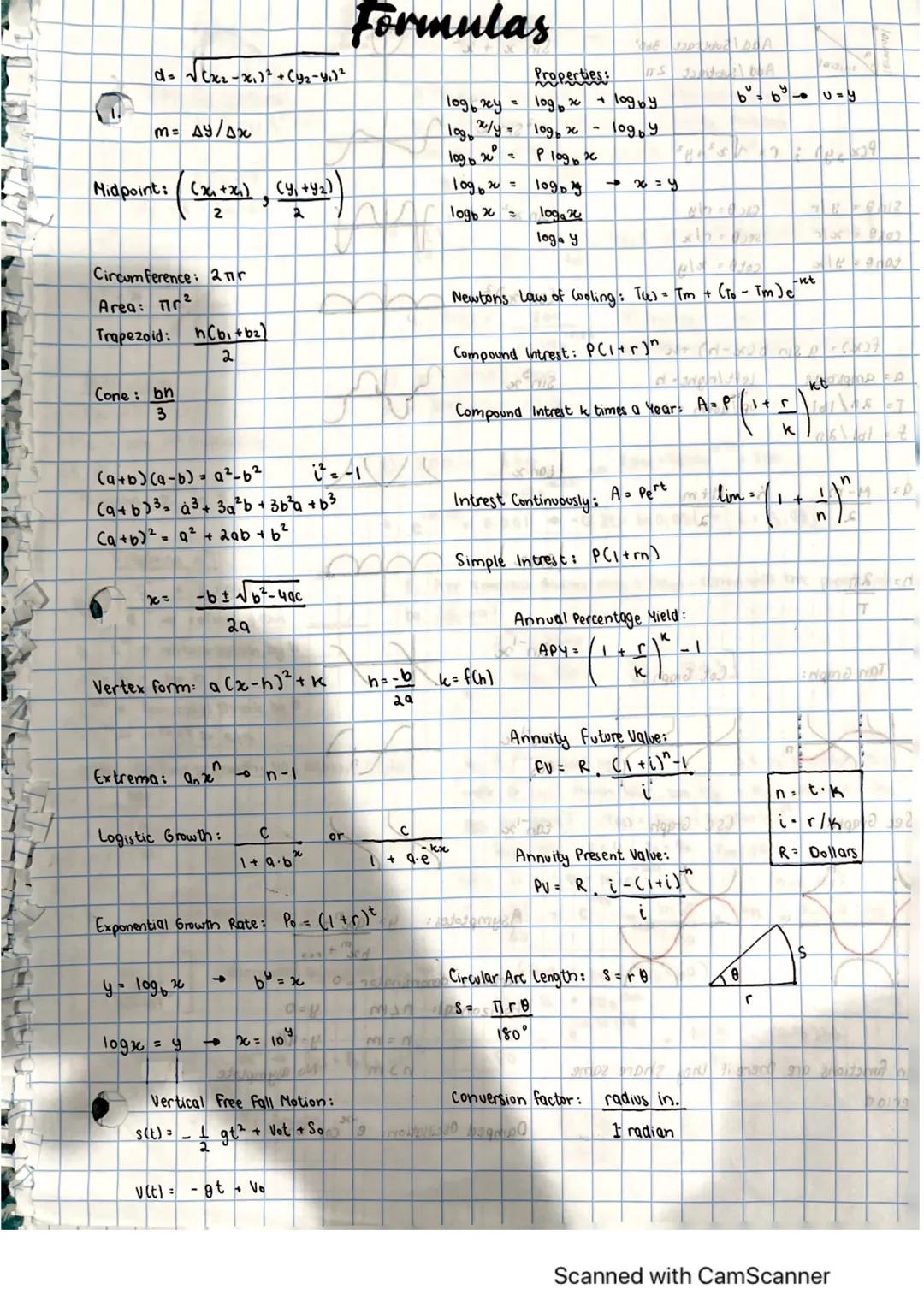 
<p>The given text contains various trigonometric identities and equations. We will go through each of them and explain their correct applic