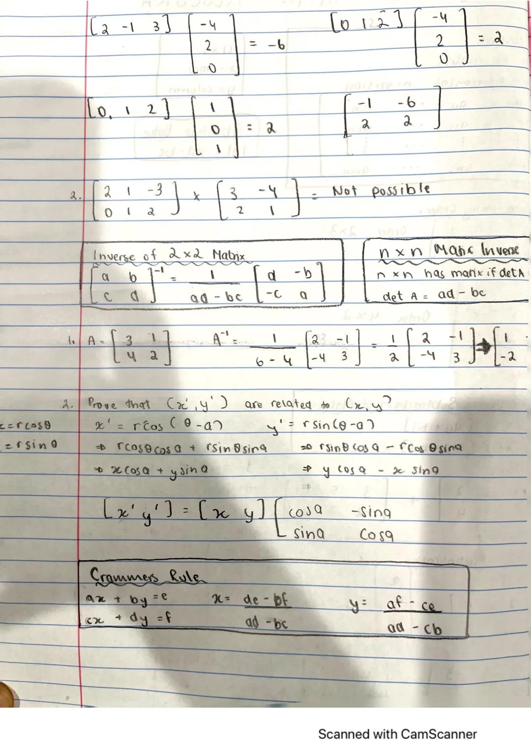 
<p>The given text contains various trigonometric identities and equations. We will go through each of them and explain their correct applic
