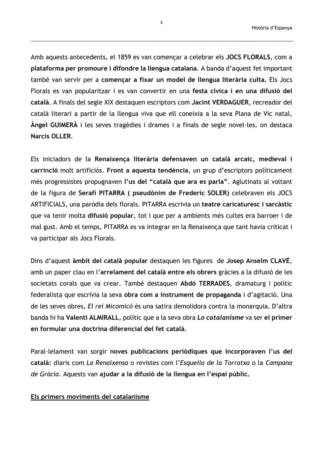 Història d'Espanya

BLOC 2. EL CATALANISME (1833 - 1931)

2.1. ORÍGENS I CONSOLIDACIÓ DEL CATALANISME (1833 - 1901)

2.1.1. ORÍGENS DEL CATA