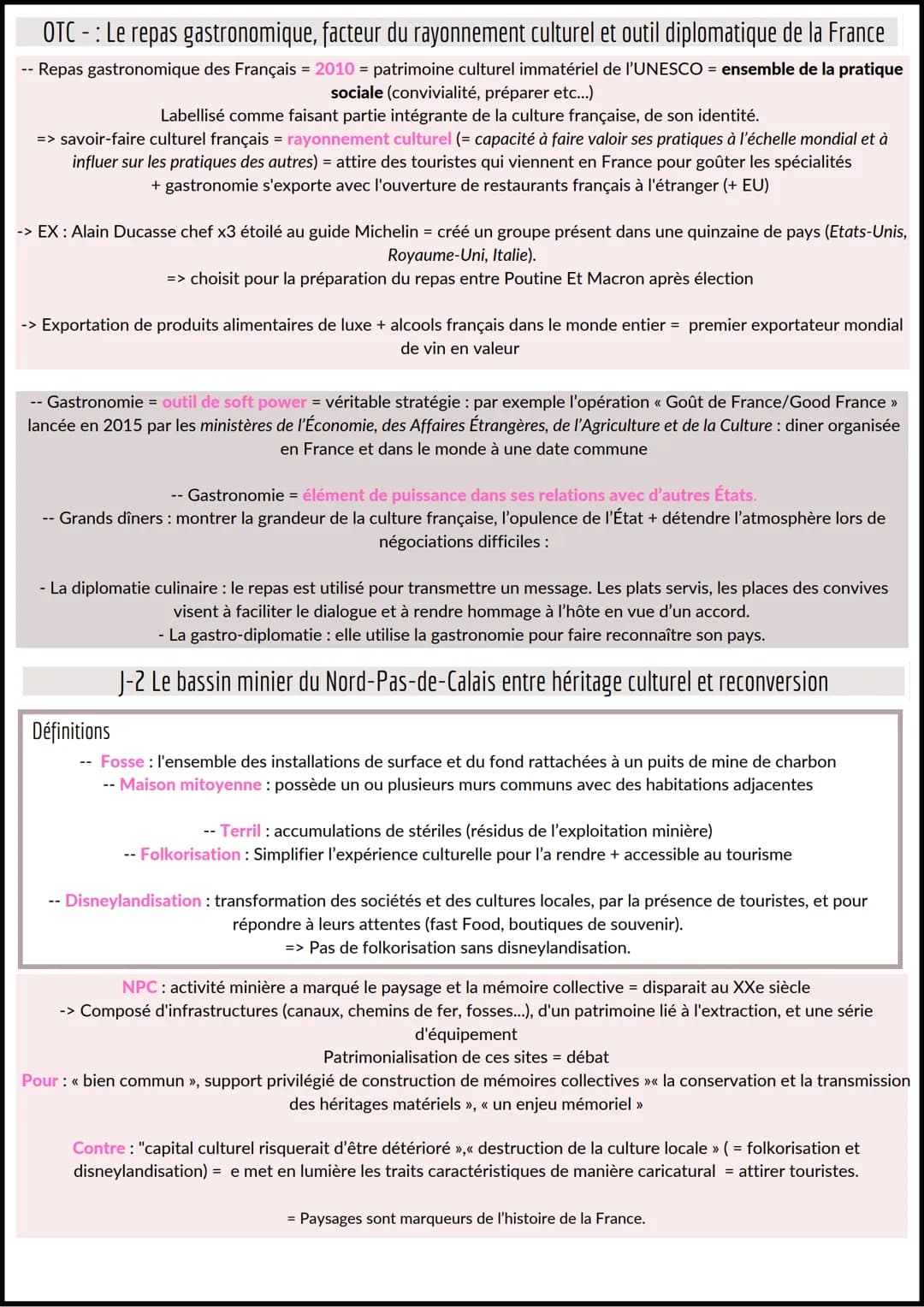 fiches révision
# Identifier, valoriser et protéger le patrimoine

## Quels sont les enjeux du patrimoine aujourd'hui ?
Chapitre introductif