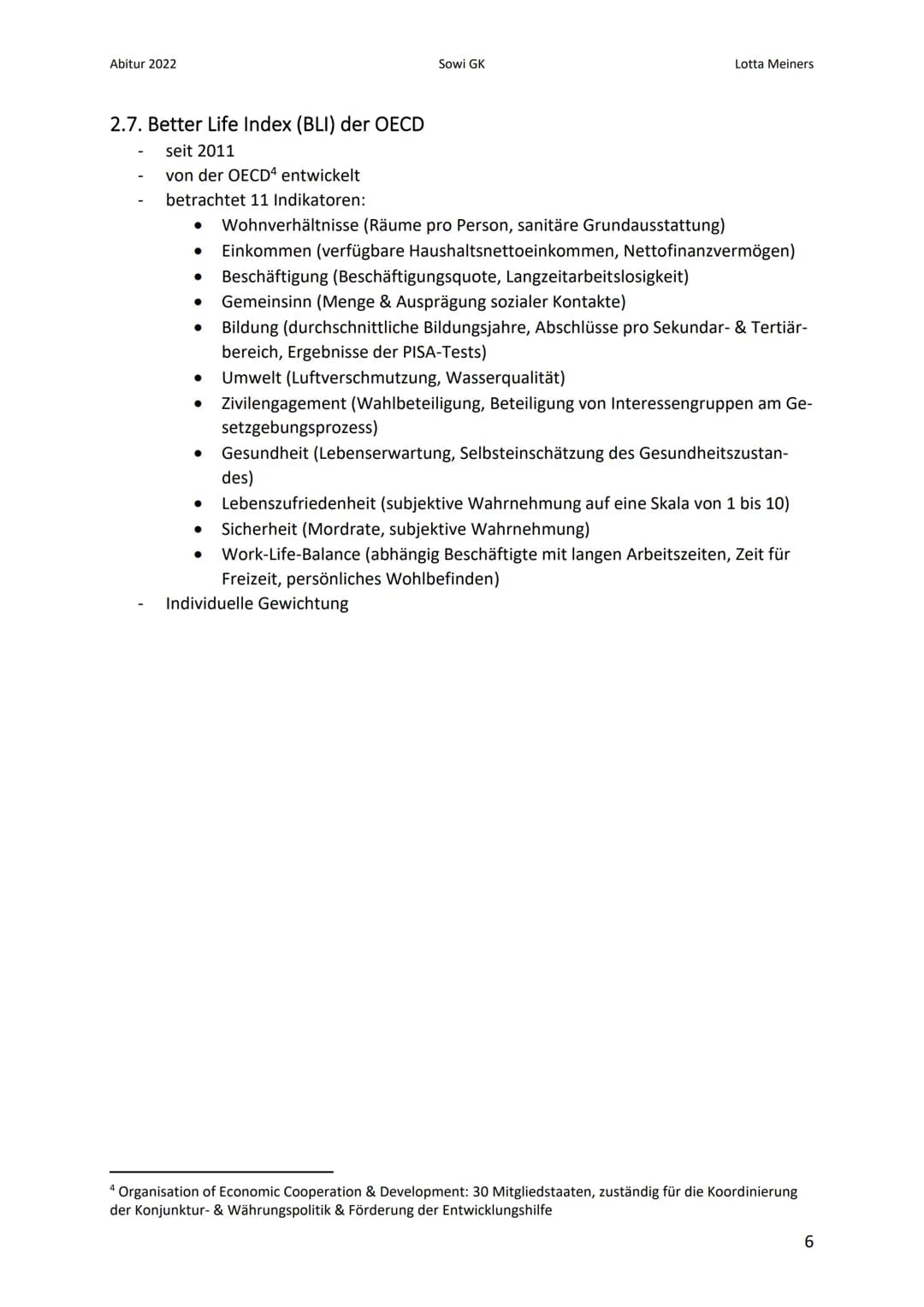 Abitur 2022

Sowi GK

Lotta Meiners

2. Wirtschaftswachstum

2.1. Quantitatives Wachstum

- „Zahlen bezogenes" Wirtschaftswachstum
- ausschl