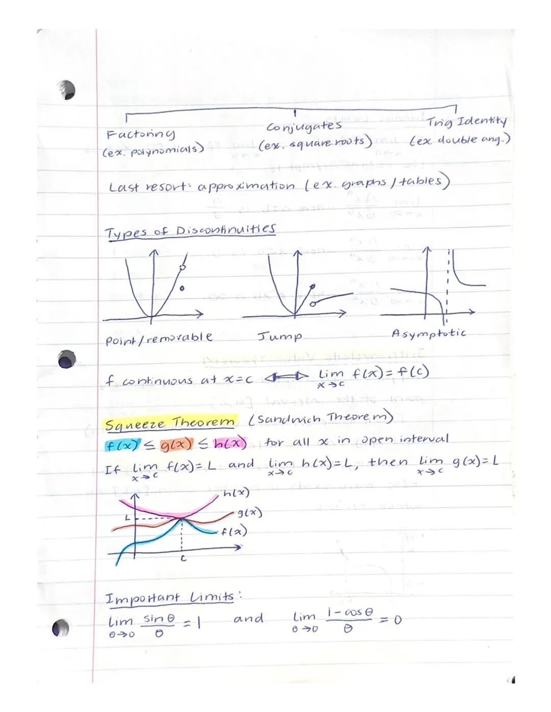 Unit 1: Limits and continuity.

Limit properties.

lim f(x)=L, lim g(x)=M

xc

74x

add. Lim (f(x)+g(x)) = L+M

subtr. 2 lim (f(x)-g(x)) = L