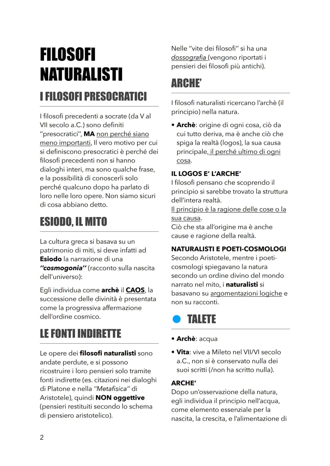 Riassunto verifica 1

# LE ORIGINI DELLA
# FILOSOFIA

*   **filosofia:** sapienza che riguarda la realtà.

*   **storia della filosofia:** s