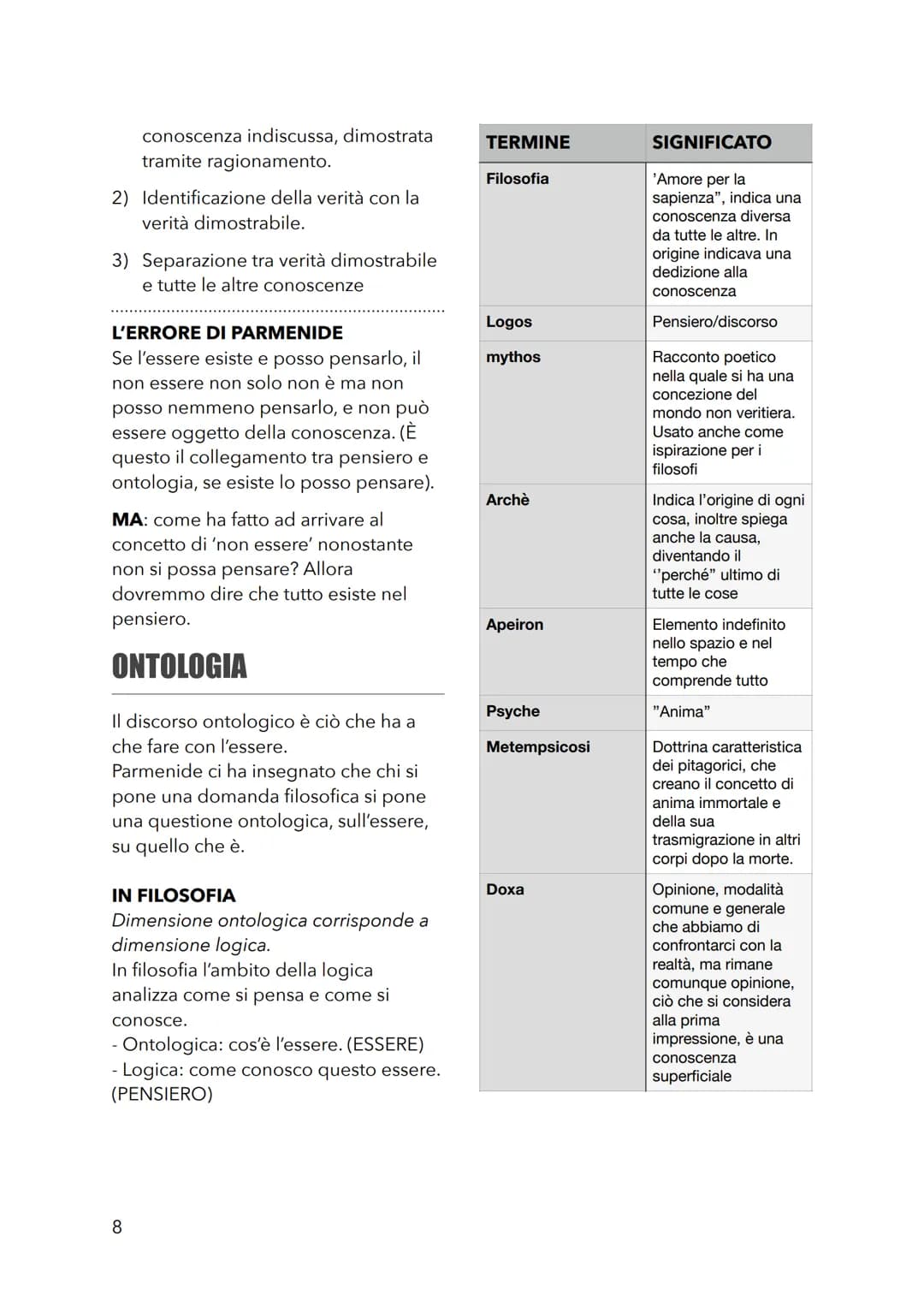 Riassunto verifica 1

# LE ORIGINI DELLA
# FILOSOFIA

*   **filosofia:** sapienza che riguarda la realtà.

*   **storia della filosofia:** s