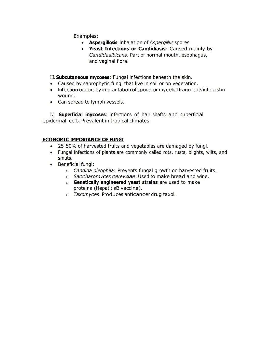 FUNGI, ALGAE, PROTOZOA, and PARASITES

- Some fungi have hyphae divided into
cells by septa, with pores allowing cell-
to-cell movement of o