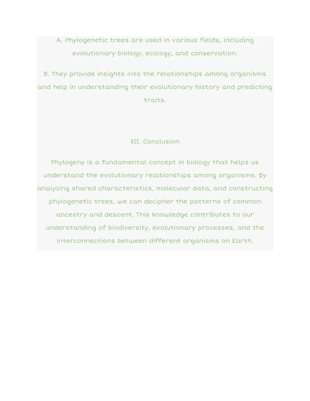 7.8 Phylogeny

Sea
Bald
Lamprey bass Antelope eagle Alligator

Fur

Feathers

Gizzard

Lungs

Jaws

I. Introduction to Phylogeny

A. Phyloge
