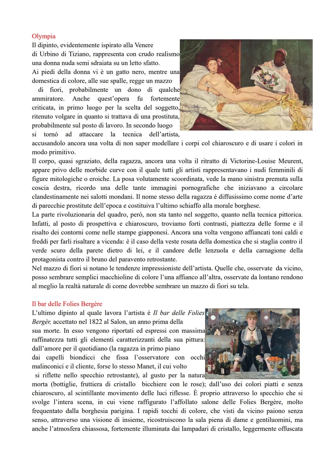 # IMPRESSIONISMO

L'Impressionismo è una corrente artistica nata a Parigi tra il 1860 e il 1870 durata fino ai primi anni
del Novecento e or