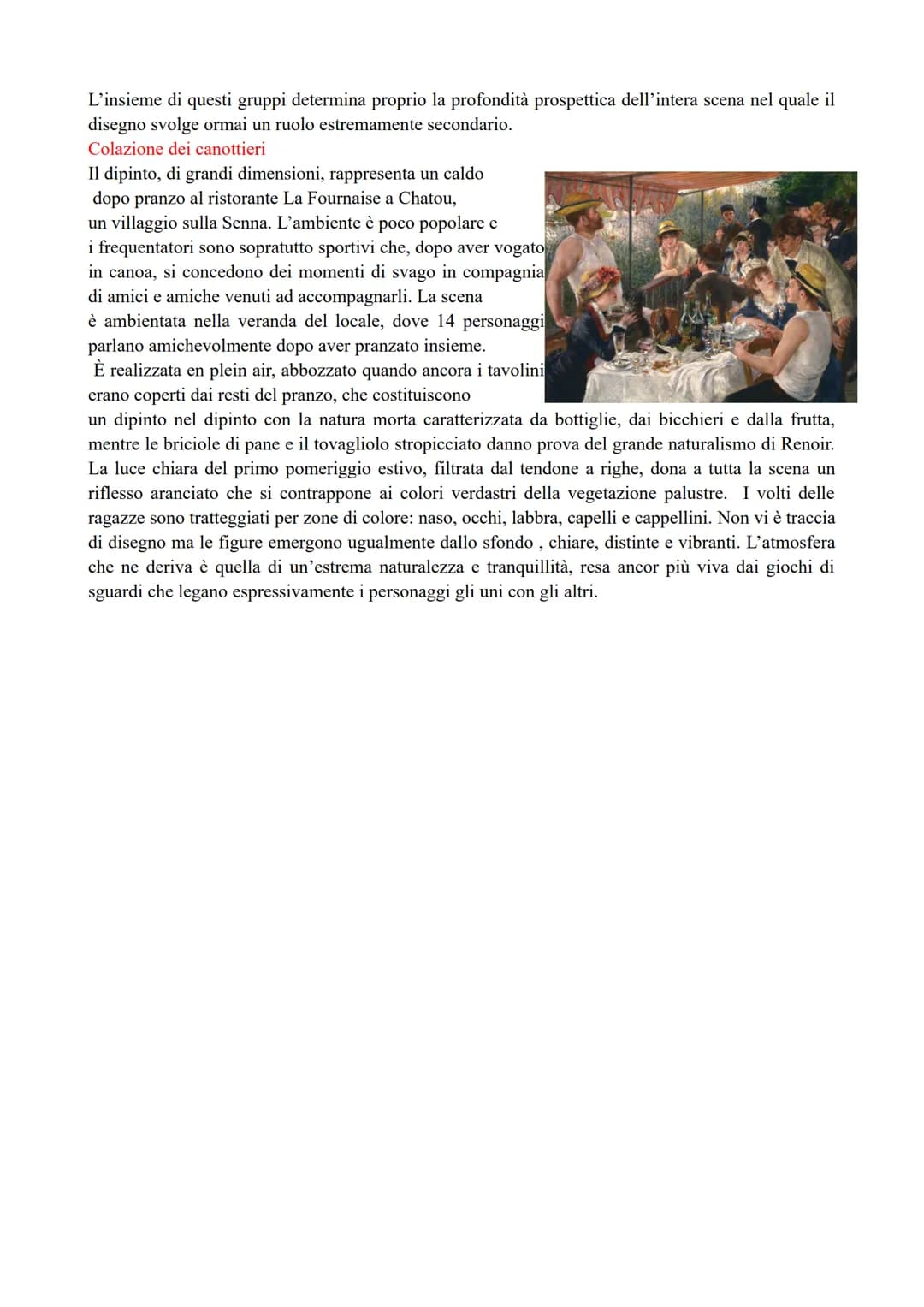 # IMPRESSIONISMO

L'Impressionismo è una corrente artistica nata a Parigi tra il 1860 e il 1870 durata fino ai primi anni
del Novecento e or