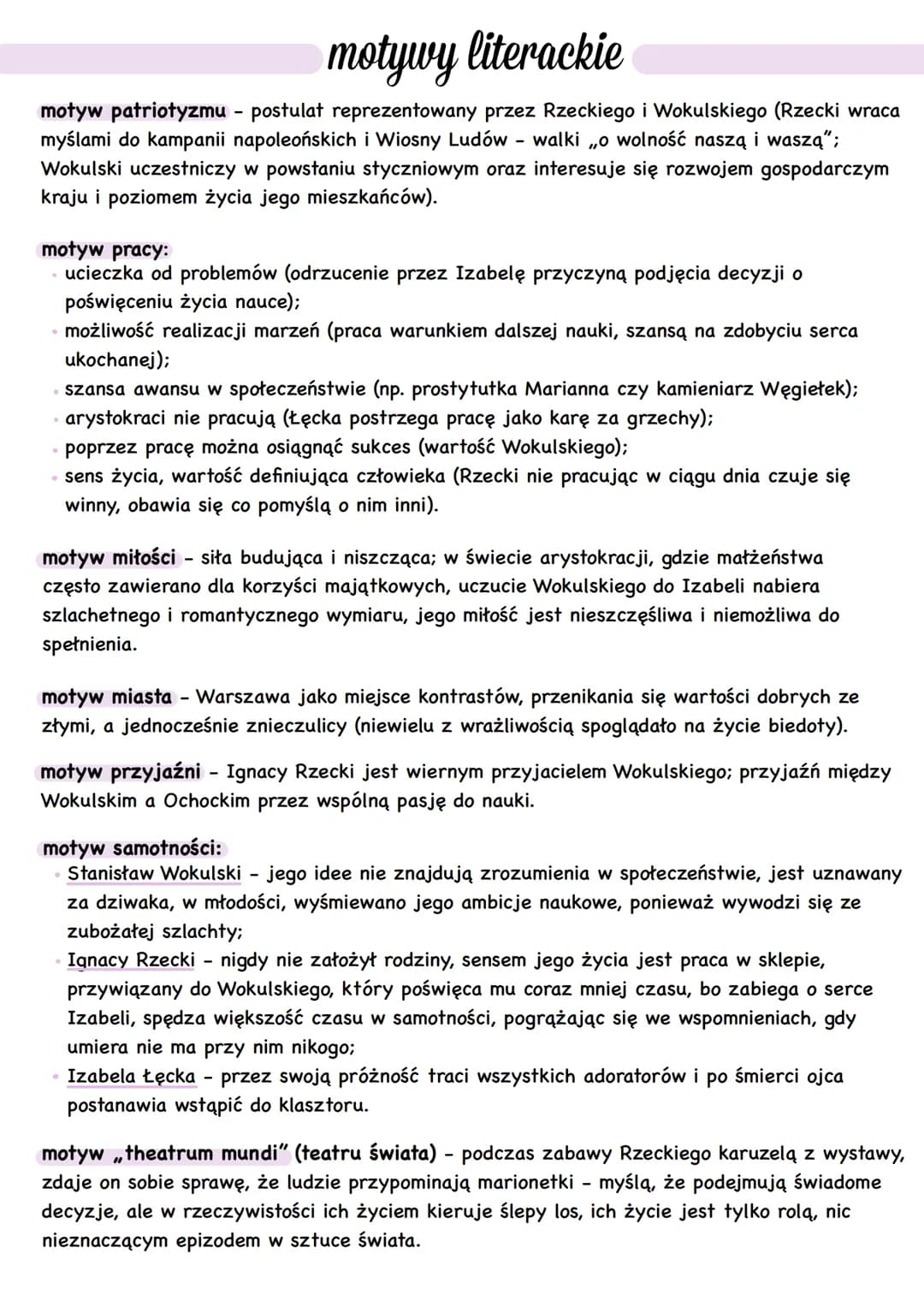 # Lalka
Bolesław Prus

## gatunek

„Lalka" jest powieścią realistyczną.

> Ukazane cechy to odtwarzanie świata i środowiska w sposób realist