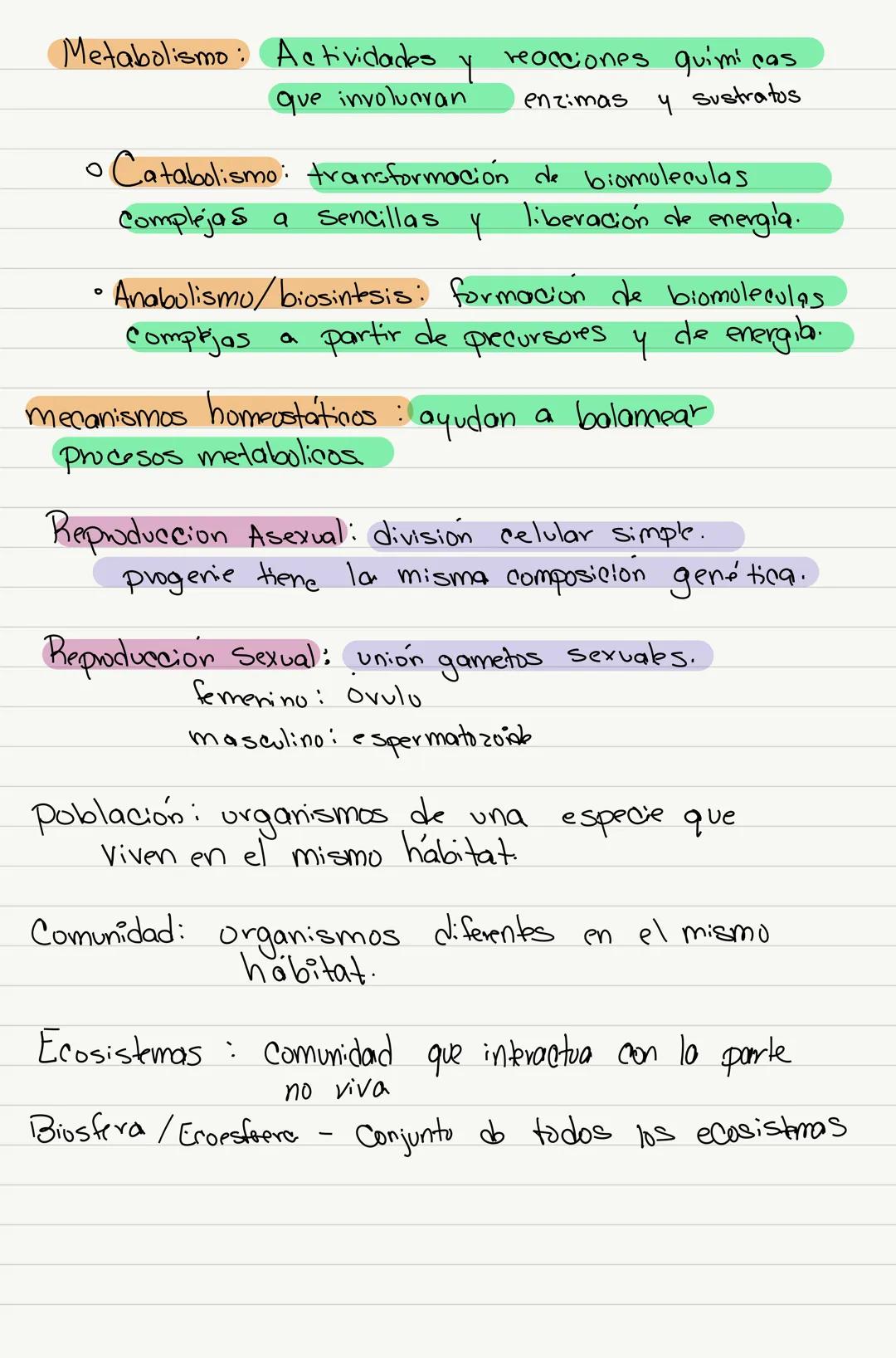 Cap 1: "A view of Life"

Biologia: Bius (vida) + Logos (estudio)
Ciencia que estudia la vida

Caracteristicas de la Vida
- Compuestos por cé