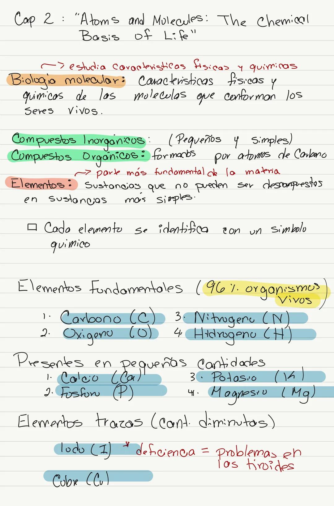 Cap 1: "A view of Life"

Biologia: Bius (vida) + Logos (estudio)
Ciencia que estudia la vida

Caracteristicas de la Vida
- Compuestos por cé