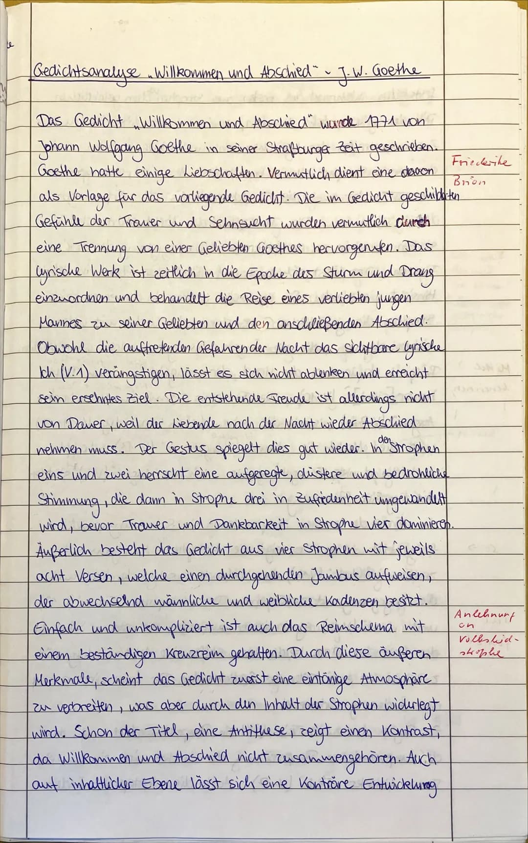 U
# Sturm und Drang

Inhalt:
-y-Ich
reitet durch
die Nacht,
nat ziel
Johann Wolfgang Goethe „Willkommen und Abschied" (1771)

Mir schlug das
