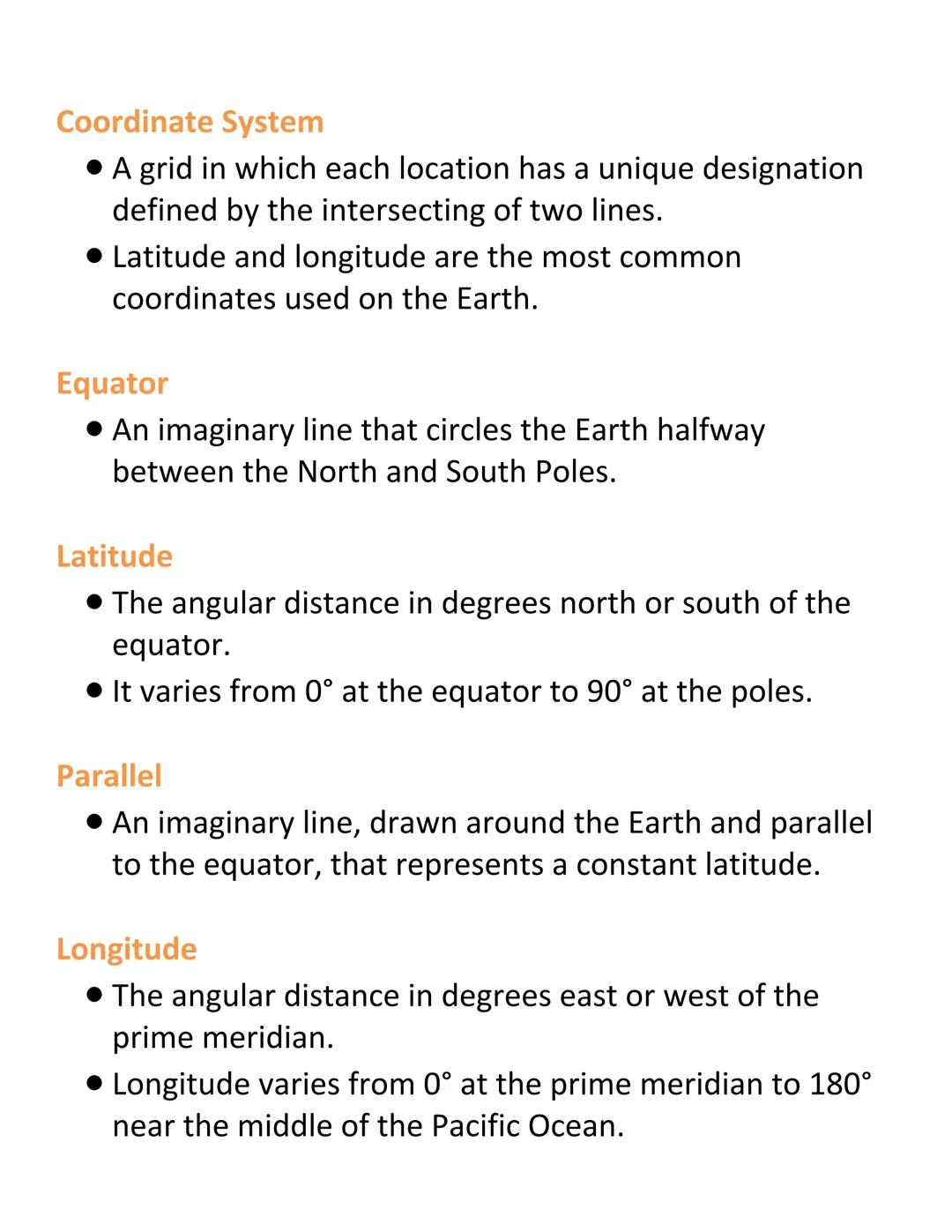 # Planet Earth Unit Vocabulary

Oblate Spheroid

*   The nearly spherical shape of the Earth, slightly
    flattened at the poles and slight