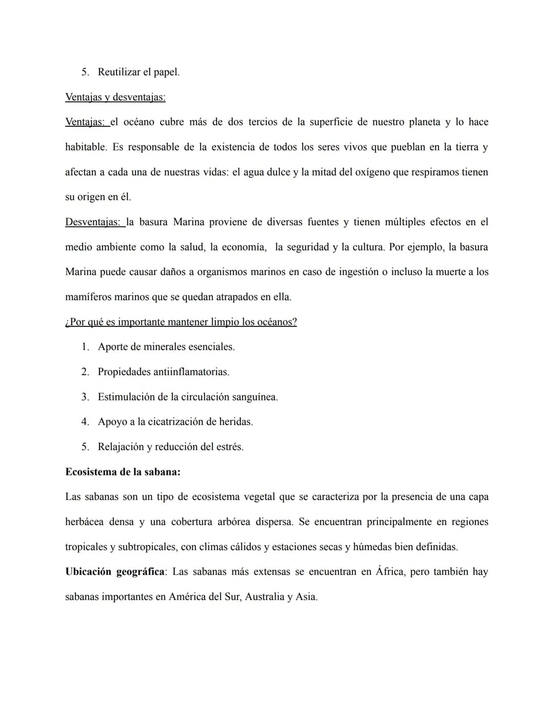 Ecosistemas

Ecosistema:

¿Que es un ecosistema? Un ecosistema es el conjunto de especies de un área determinada que
interactúan entre ellas
