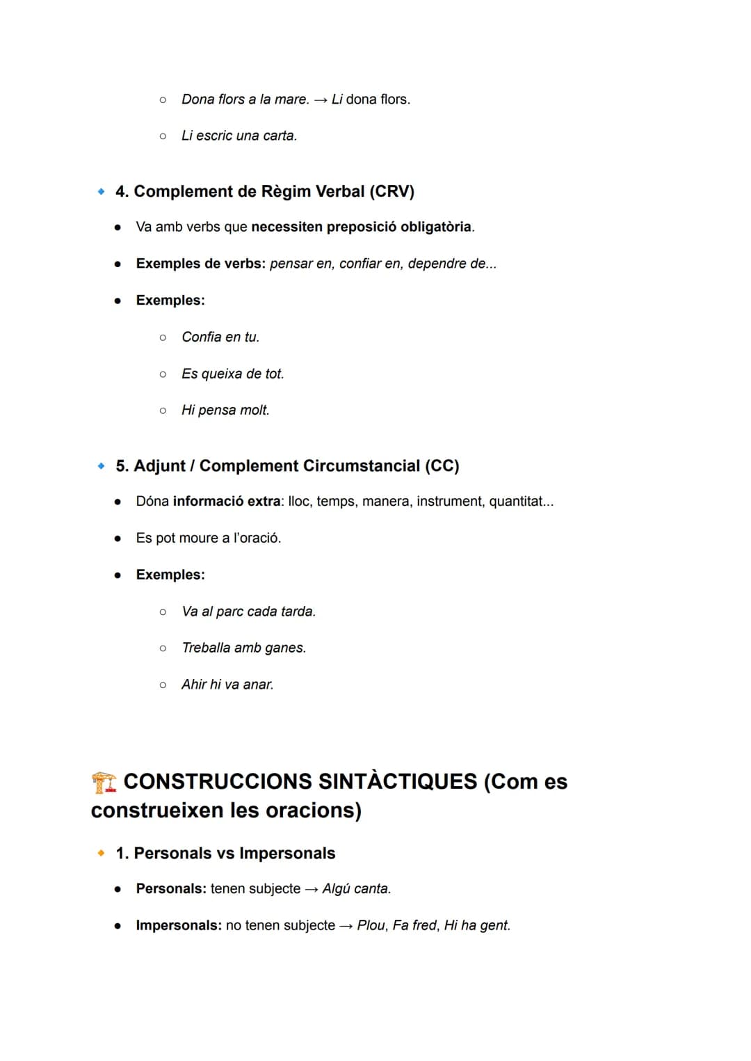 ## RESUM DE LES CATEGORIES GRAMATICALS

**1. Nom (Substantiu)**

Definició: Paraula que serveix per anomenar persones, animals, coses, llocs