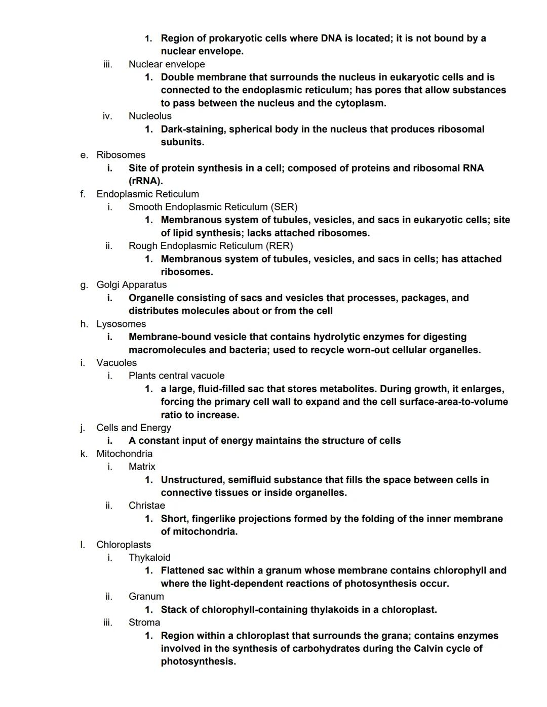 BIOL 1406 CH 4 Cell Structure and Function Outline

1.  What's the surface to volume ratio mean?
    a. How does this relate to cell size?
 