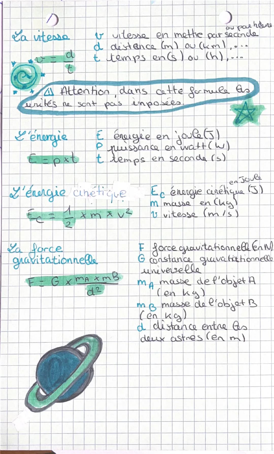Physique

La loi d'Ohm
$U=R \times I$

La puissance
$P=$ UxI

L'énergie
$E=P \times t$

$E=P \times t$

La masse volkemique
$p=\frac{m}{V}$
