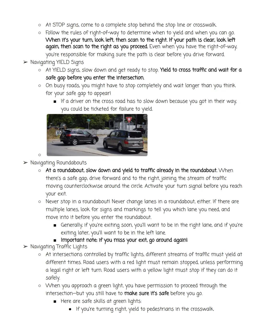 # Intersections
## Intersections and Special Signals

> Intersections are one place where you'll put all your training to the test.
> The pu