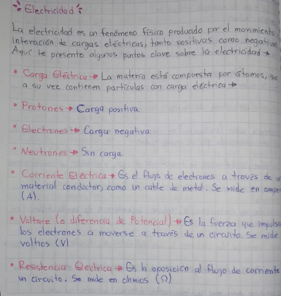 Electricidad
La electricidad es un fenómeno físico producido por el movimiento.
interación de cargas eléctricas, tanto positivas como negati