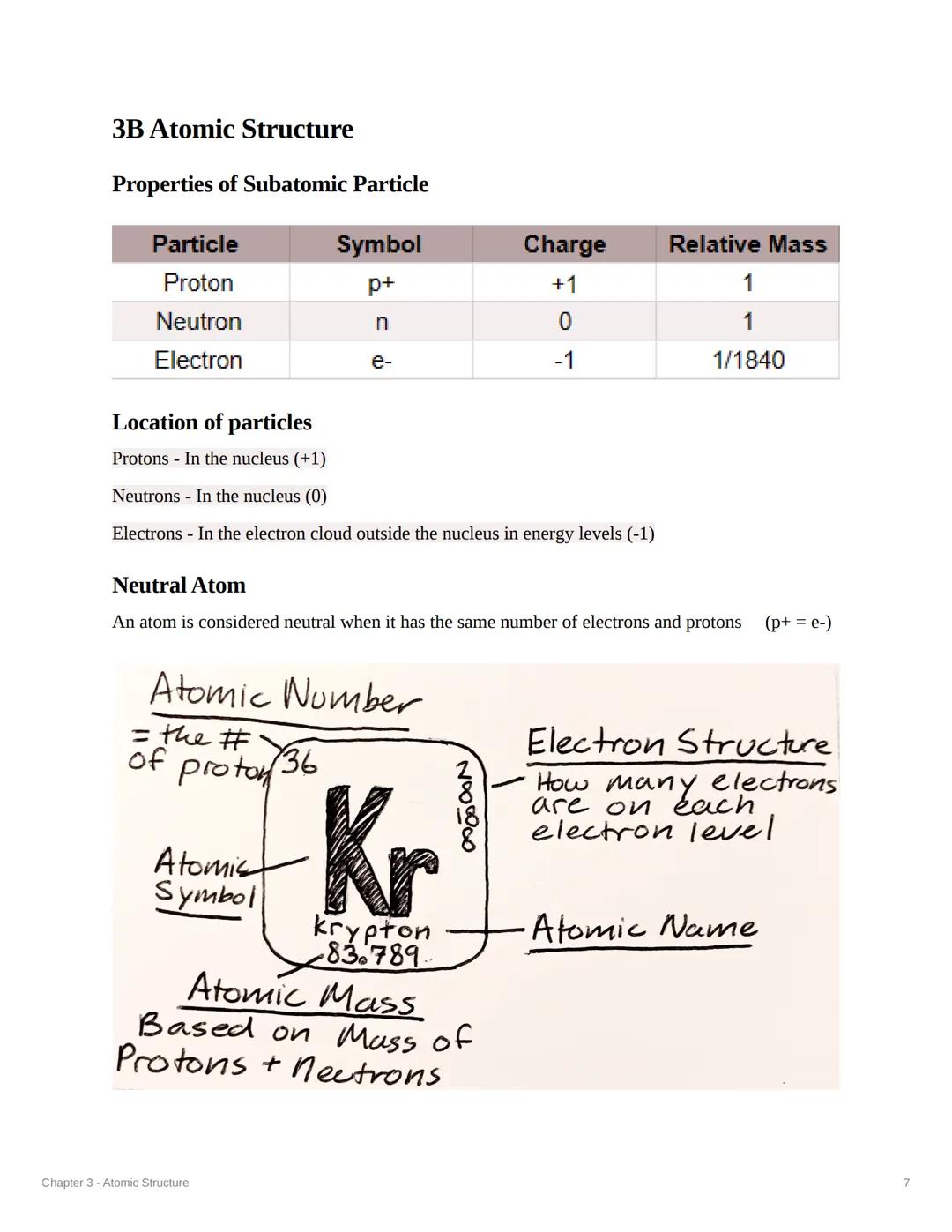 # Chapter 3 - Atomic Structure

History of Atoms

Democritus (400 B.C.) - Coined Atomos

*   Greek Philosopher

*   The first person to thin