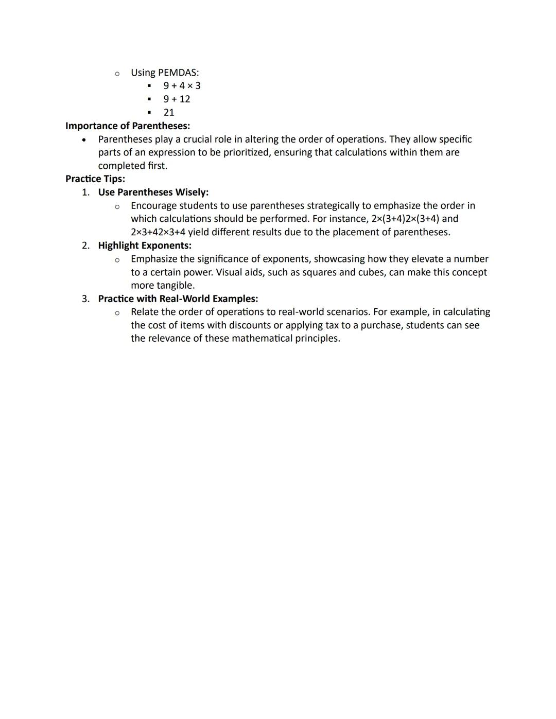 # Introduction to Order of Operations and PEMDAS for Middle Schoolers
Understanding the Basics: Order of Operations
In math, the order of op