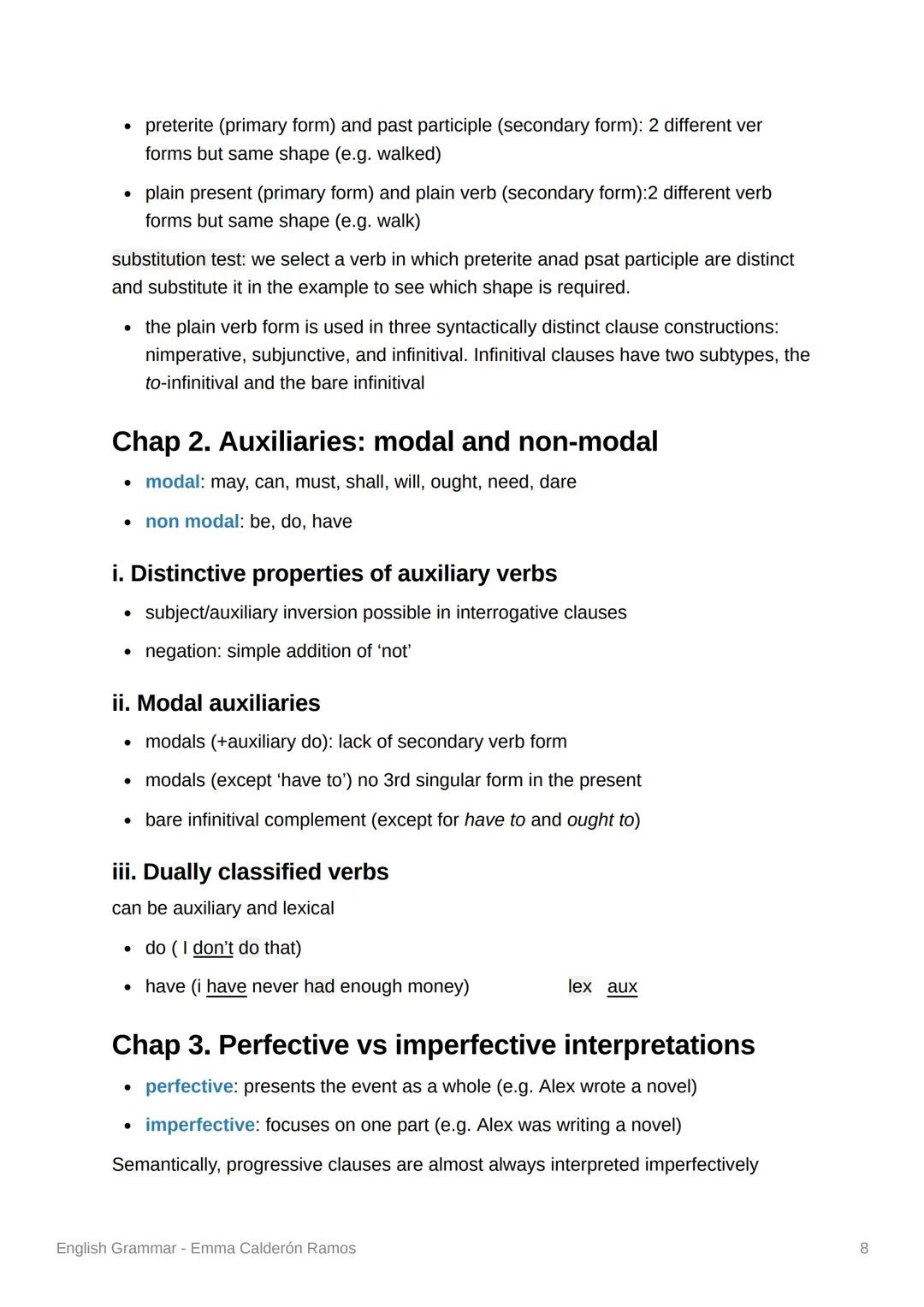 # English Grammar - Emma
Calderón Ramos

# Part 1. Introduction

# Chap 1. The english language

English may not have been the right languag