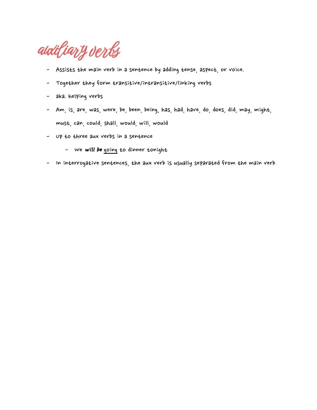 # subject verb agreement

- Singular subjects need singular verbs
- Plural subjects need plural verbs
- The trick is to find the real subjec