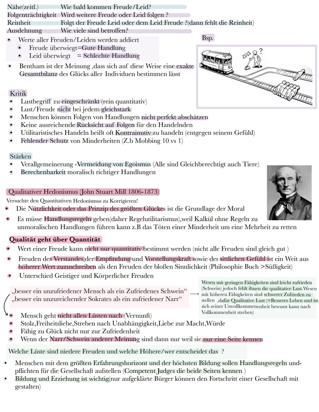 # Ethik

Utilitarismus (lat.nutzen)

Prinzip der Nützlichkeit

Nützlichkeit:

*   Eigenschaft eines Individuums, durch die es dazu neigt, Ge