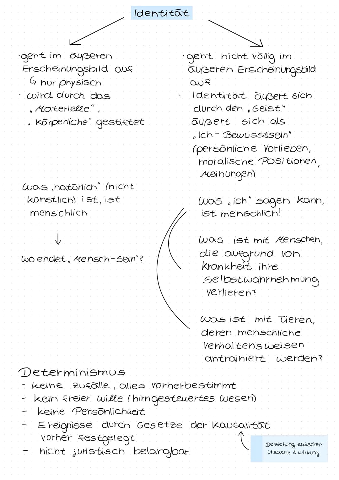 # Leib und Seele

René Descartes

- Vertreter des kartesischen Dualismus
(interaktionistischer Dualismus)
- "Ich denke, also bin ich"
- ↳ we