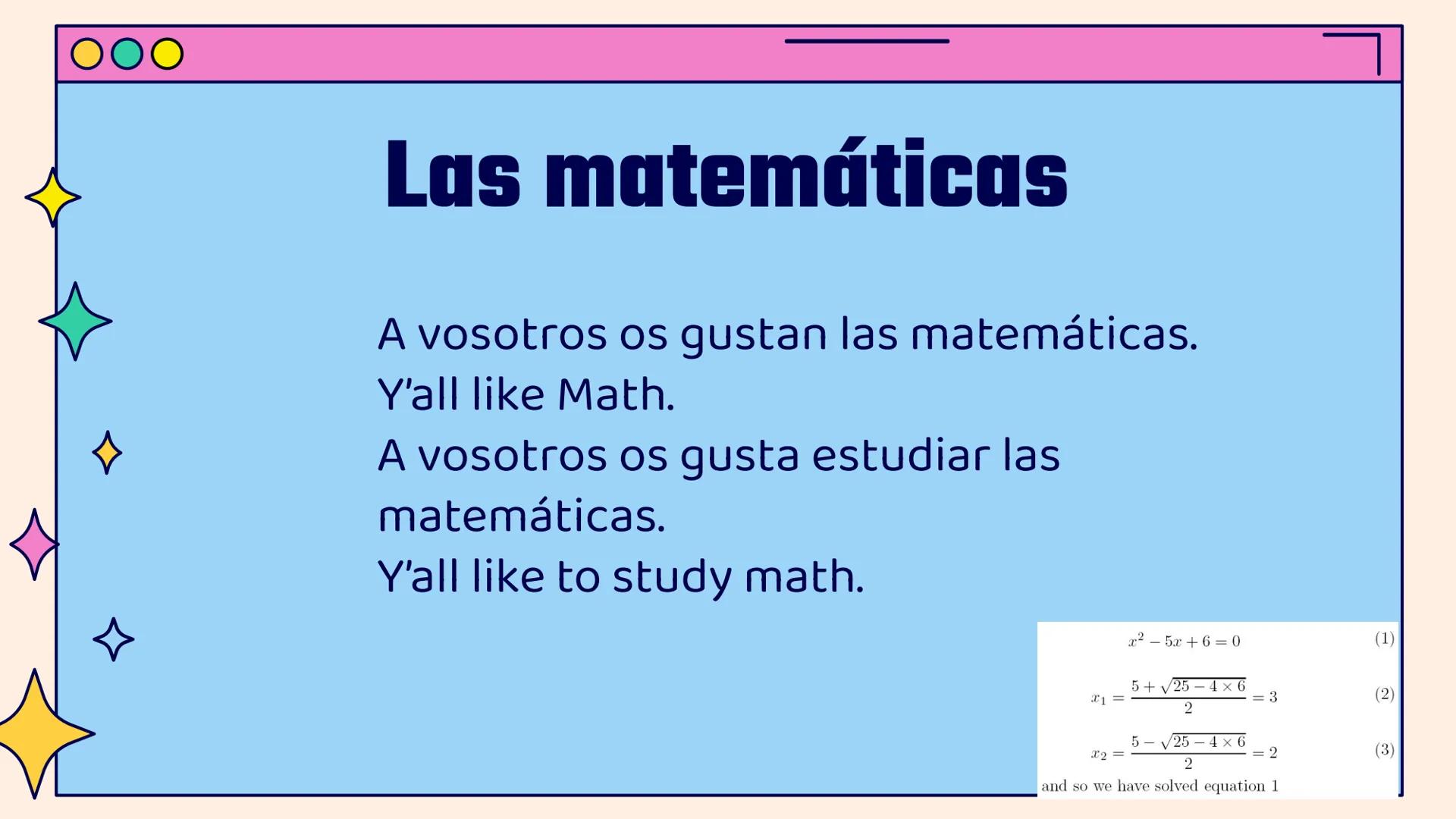 # Gustar

# Practice

Vamos a practicar Directions

Please complete the
sentences using the correct
pronouns and forms of gustar.
Translate 