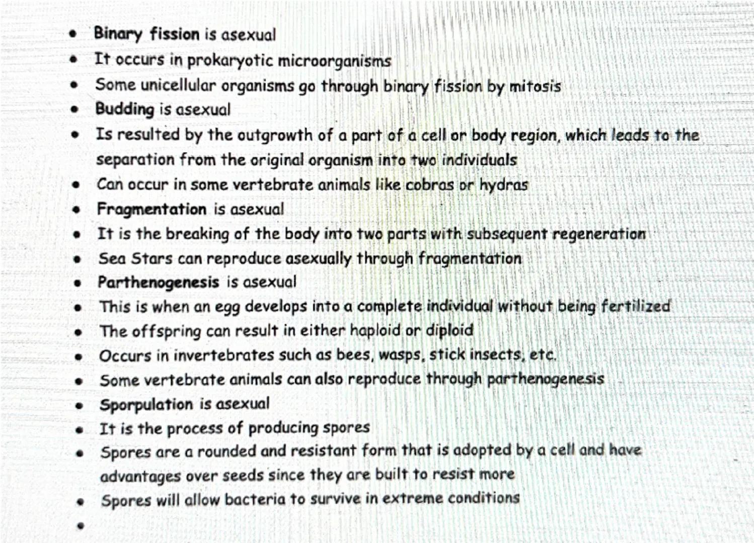 # SCIENCE NOTEBOOK
# UNIT: REPRODUCTION
# DATE: 1/2/21

Focus: What is the difference between sexual and a sexual reproduction?
Do Now: 1. I