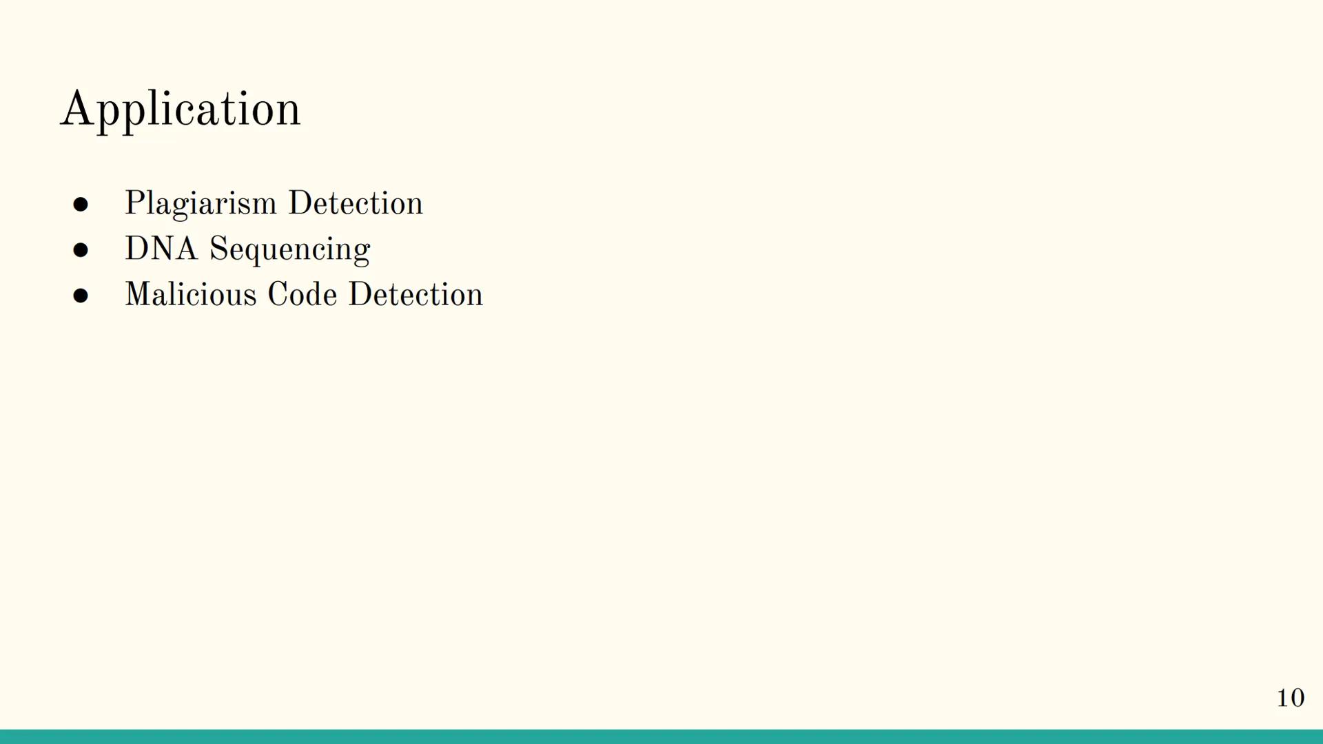 # Rabin Karp Algorithm

1 # Overview

• The Rabin-Karp algorithm is a string matching algorithm used to find patterns
within a text using a 