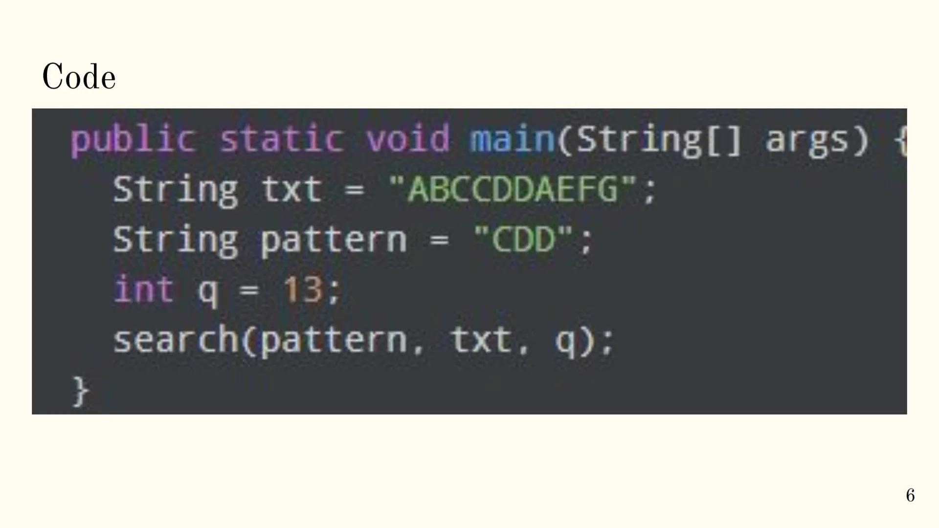 # Rabin Karp Algorithm

1 # Overview

• The Rabin-Karp algorithm is a string matching algorithm used to find patterns
within a text using a 