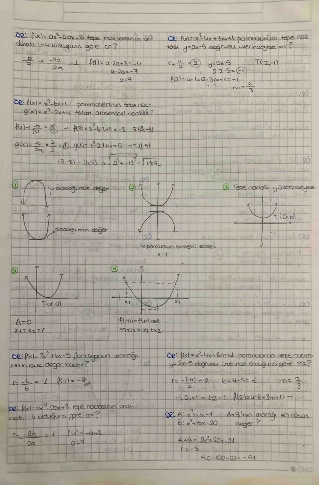 # PARABOL

f(x)=ax²+bx+c azo seklinde fonksiyonlardır.

1) ano ise parabolun colları yukarı doğrudur.


2) Q20 ise paraboun kaları aşağı doğ