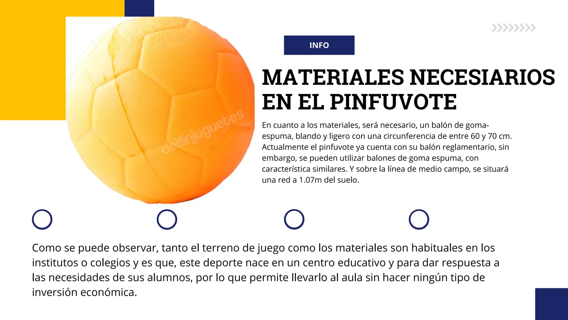 Sports

PINFUVOTE

Hana Saegusa Martínez 4D

2023 # INFO

# ¿QUE ES EL PINFUVOTE?

El Pinfuvote es un deporte alternativo cuyo nombre
corres