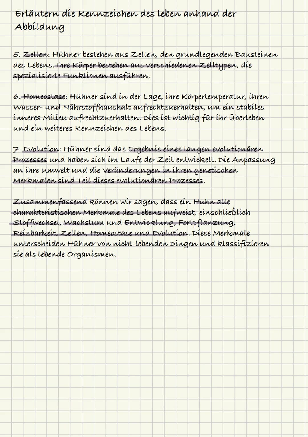 Erläutern die Kennzeichen des leben anhand der
Abbildung

Bewegung
Kennzeichen des
Lebens
Reizbarkeit
Stoffwechsel
Fortpflanzung
Vermehrung
