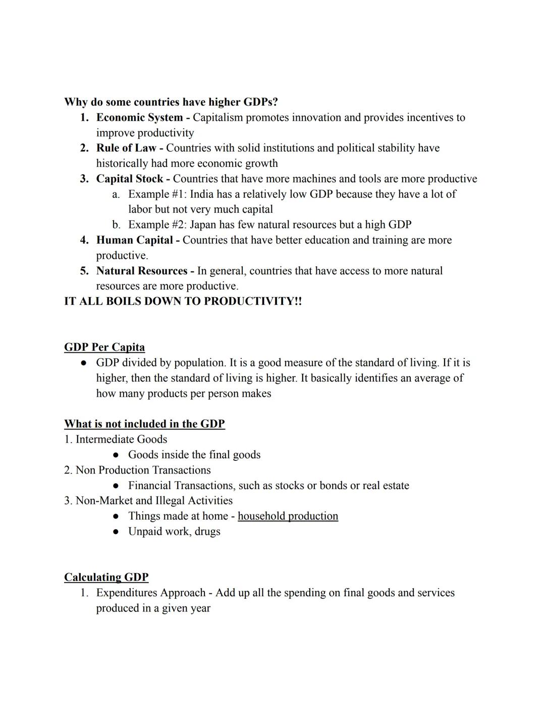 Unit 2: Macro Measures

What is Macroeconomics?

→ The study of the large economy as a whole
→ We analyze everyone

Why study the whole econ
