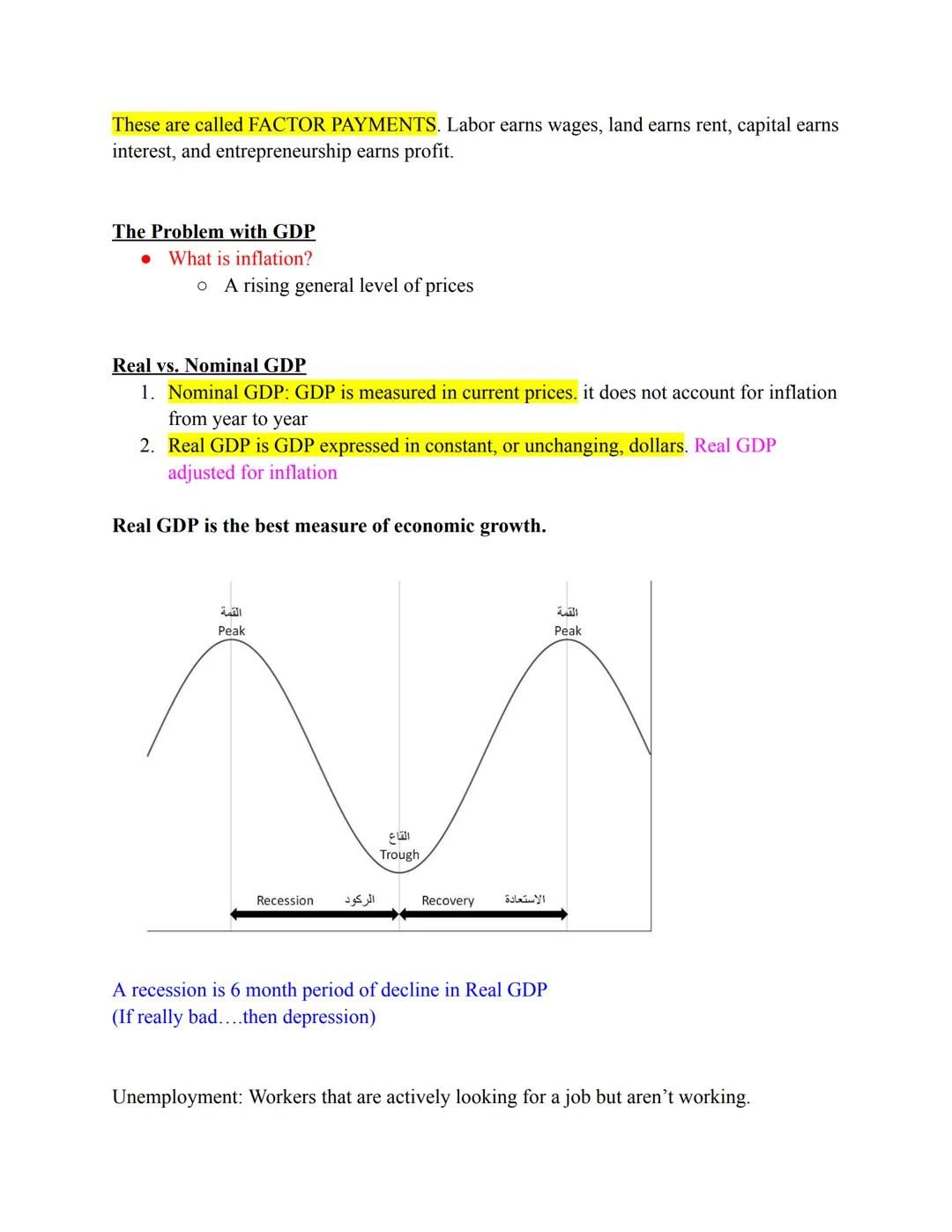 Unit 2: Macro Measures

What is Macroeconomics?

→ The study of the large economy as a whole
→ We analyze everyone

Why study the whole econ