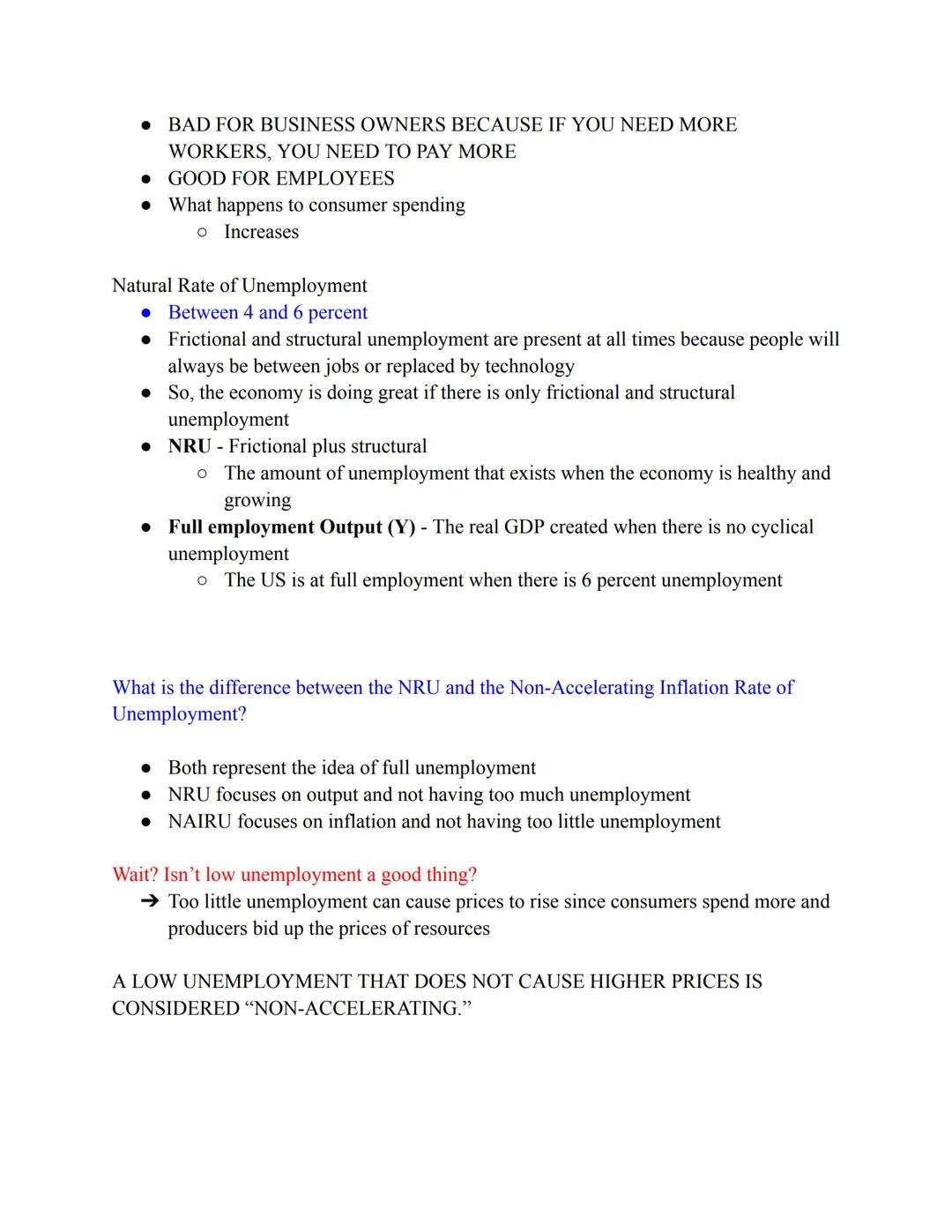 Unit 2: Macro Measures

What is Macroeconomics?

→ The study of the large economy as a whole
→ We analyze everyone

Why study the whole econ