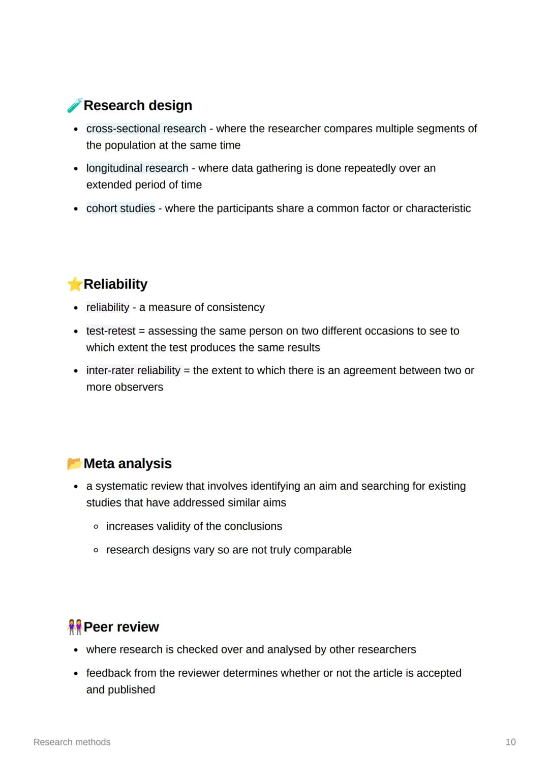 Research methods

Key terms

- extraneous variables - variables that may have an effect on the DV if not
controlled
- confounding variables 