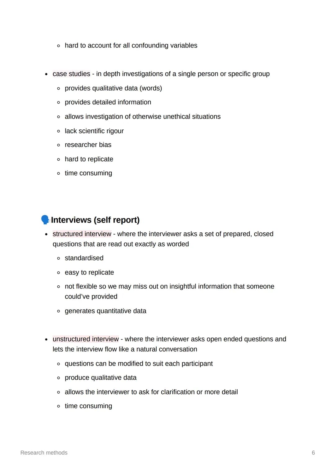 Research methods

Key terms

- extraneous variables - variables that may have an effect on the DV if not
controlled
- confounding variables 